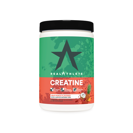 Real Athlete Supps Creatine Fruit Punch | Fruit Punch Creatine Powder | Fruity Creatine Muscle Support | Fruit Punch Strength Creatine | Creatine Performance Boost Fruit Punch.
