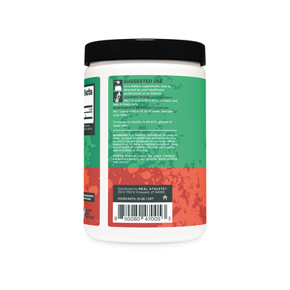 Real Athlete Supps Creatine Fruit Punch | Fruit Punch Creatine Powder | Fruity Creatine Muscle Support | Fruit Punch Strength Creatine | Creatine Performance Boost Fruit Punch.